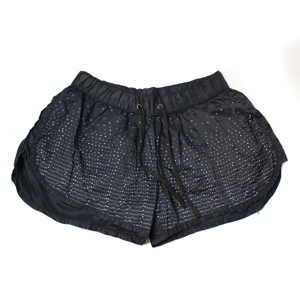 Speedo Workout Running Shorts Geometric Black S
